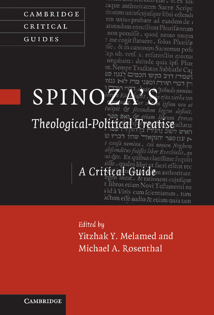 Spinoza's 'Theological-Political Treatise'; A Critical Guide (Hardback) 9780521882293