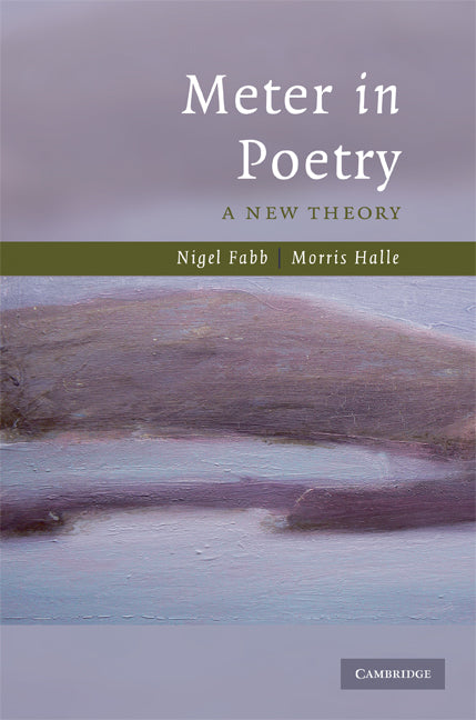 Meter in Poetry; A New Theory (Hardback) 9780521885645