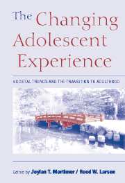 The Changing Adolescent Experience; Societal Trends and the Transition to Adulthood (Hardback) 9780521814805