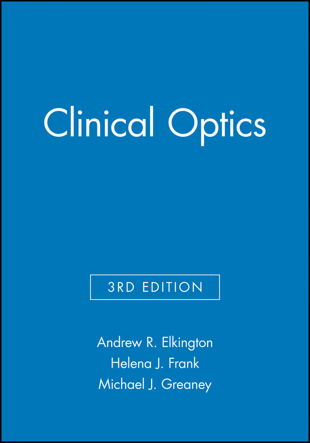 Clinical Optics 3e (Paperback / softback) 9780632049899