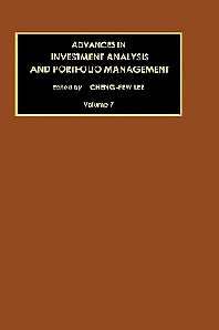Advances in Investment Analysis and Portfolio Management (Hardback) 9780762306589
