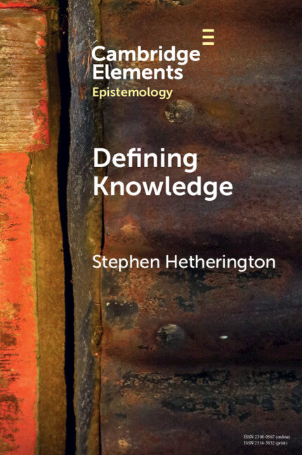 Defining Knowledge; Method and Metaphysics (Paperback / softback) 9781009095136