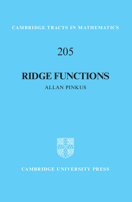 Ridge Functions (Hardback) 9781107124394