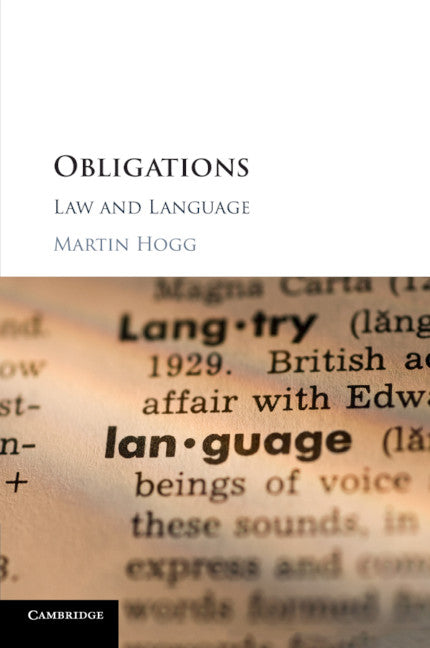 Obligations; Law and Language (Paperback / softback) 9781107458215