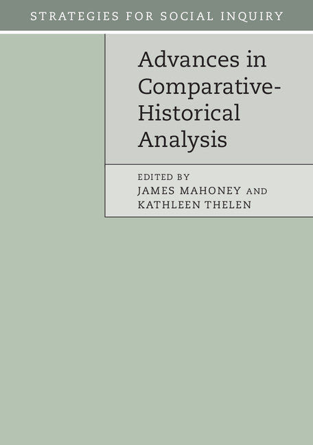 Advances in Comparative-Historical Analysis (Paperback / softback) 9781107525634