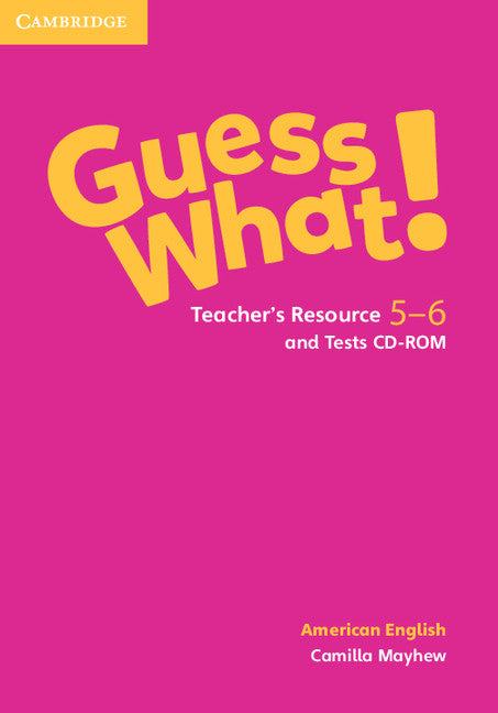 Guess What! American English Levels 5-6 Teacher's Resource and Tests CD-ROM (Multiple-component retail product, part(s) enclosed) 9781107557260