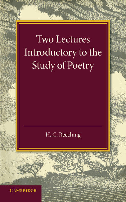 Two Lectures Introductory to the Study of Poetry (Paperback / softback) 9781107654914
