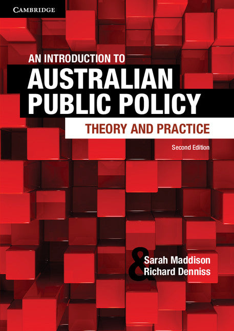 An Introduction to Australian Public Policy; Theory and Practice (Paperback / softback) 9781107658257