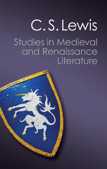 Studies in Medieval and Renaissance Literature (Paperback / softback) 9781107658929