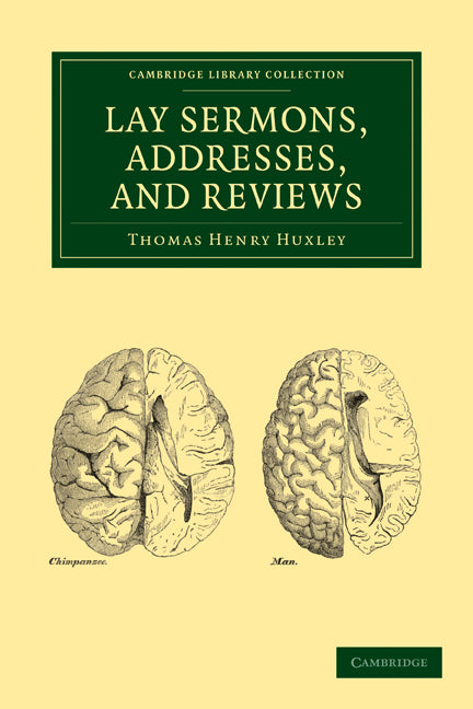 Lay Sermons, Addresses and Reviews (Paperback / softback) 9781108001564