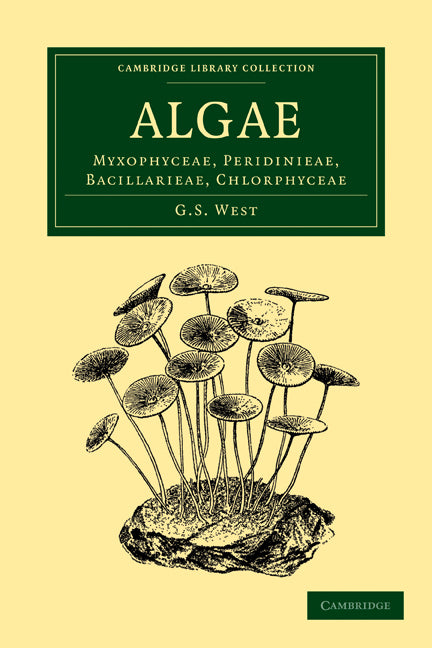 Algae: Volume 1, Myxophyceae, Peridinieae, Bacillarieae, Chlorphyceae (Paperback / softback) 9781108013222