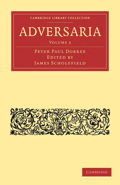 Adversaria (Paperback / softback) 9781108015851