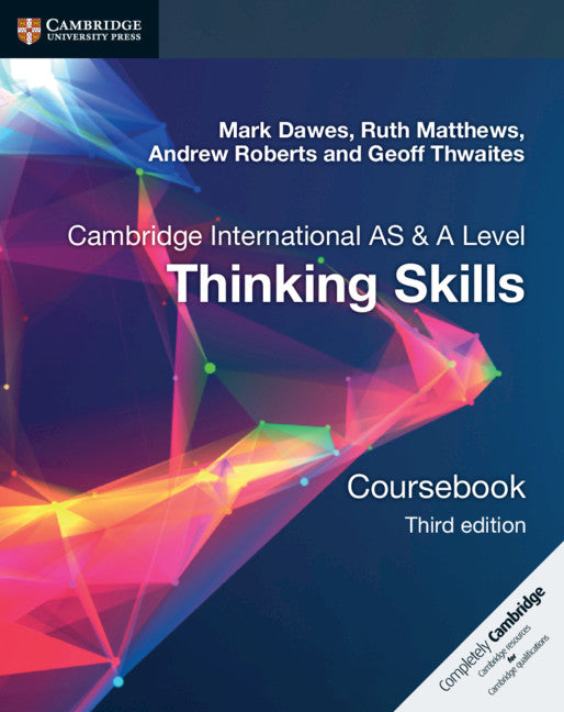 Cambridge International AS/A Level Thinking Skills Coursebook (Paperback / softback) 9781108441049