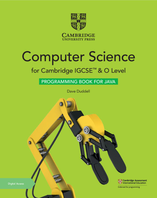 Cambridge IGCSE™ and O Level Computer Science Programming Book for Java with Digital Access (2 Years) (Multiple-component retail product) 9781108910071
