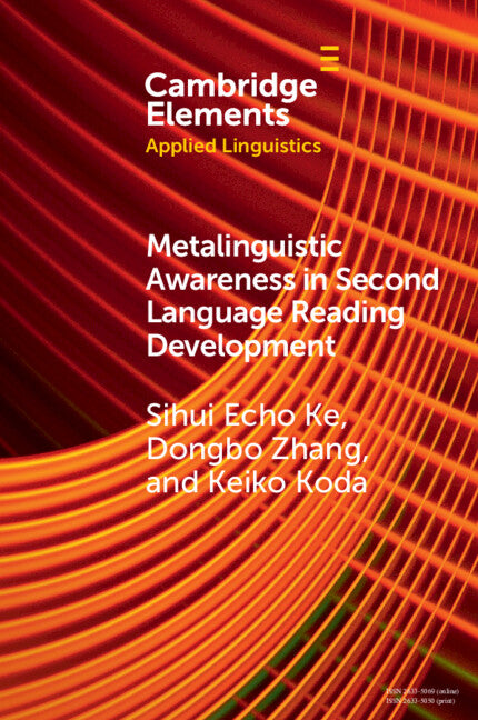 Metalinguistic Awareness in Second Language Reading Development (Paperback / softback) 9781108969802