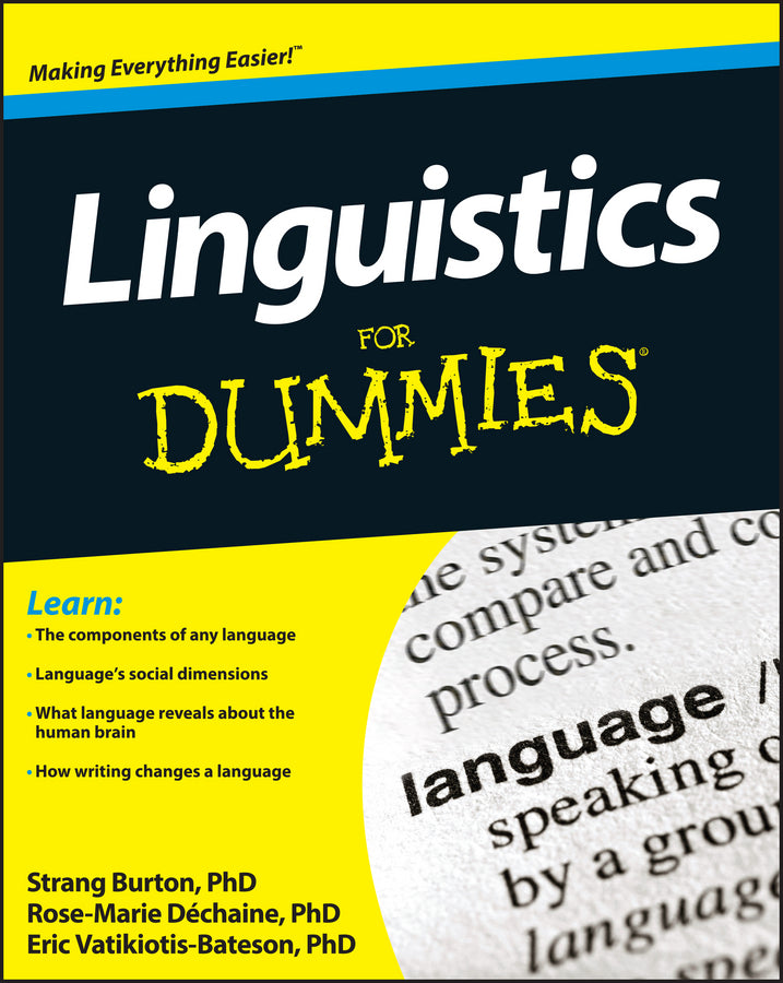 Linguistics For Dummies (Paperback / softback) 9781118091692