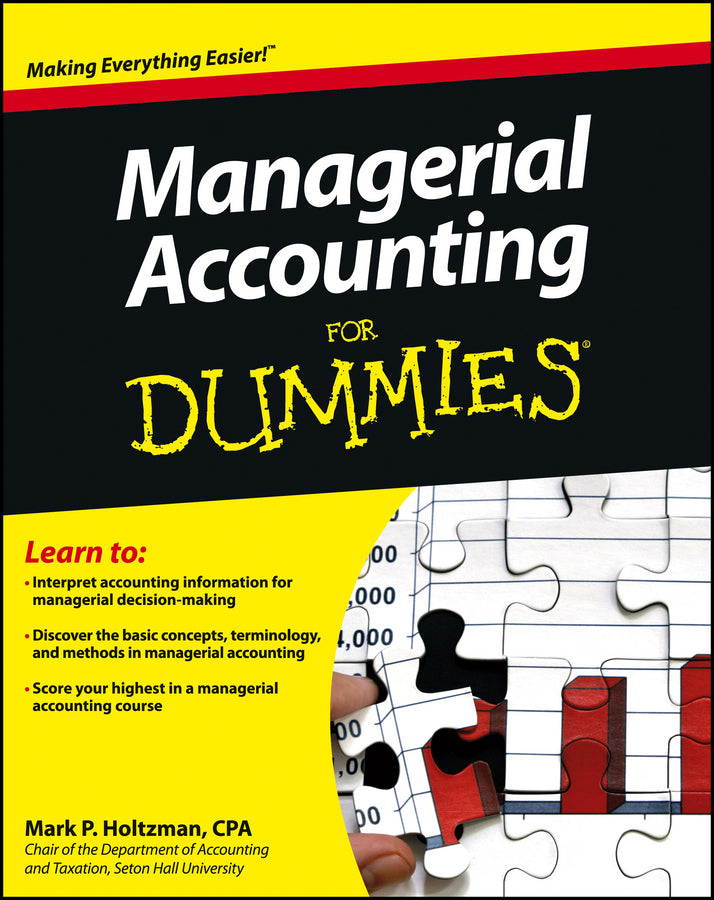Managerial Accounting For Dummies (Paperback / softback) 9781118116425