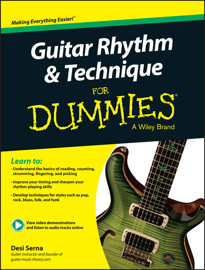 Guitar Rhythm & Techniques For Dummies Book + Onli ne Video and Audio Instruction (Paperback / softback) 9781119022879