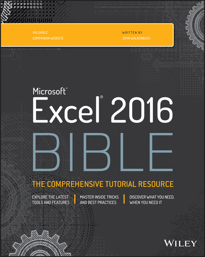 Excel 2016 Bible (Paperback / softback) 9781119067511