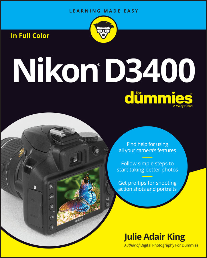 Nikon D3400 For Dummies (Paperback / softback) 9781119336242