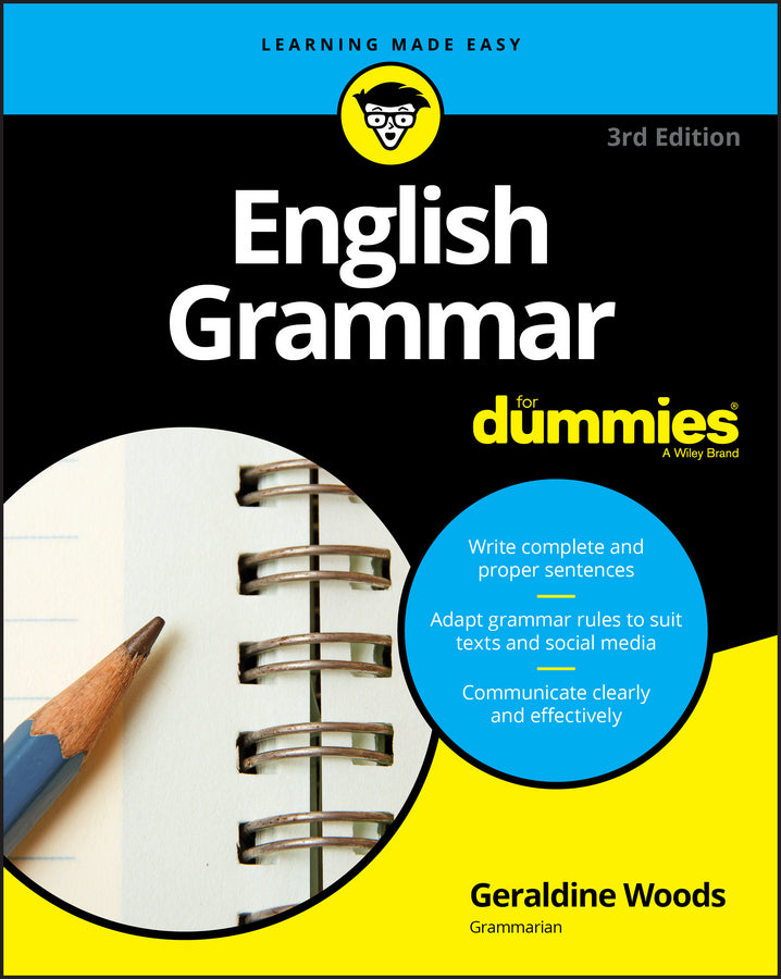English Grammar For Dummies 3e (Paperback / softback) 9781119376590