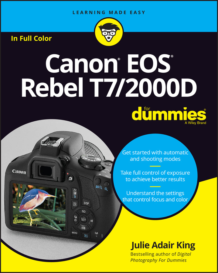 Canon EOS Rebel T7/2000D For Dummies (Paperback / softback) 9781119471561