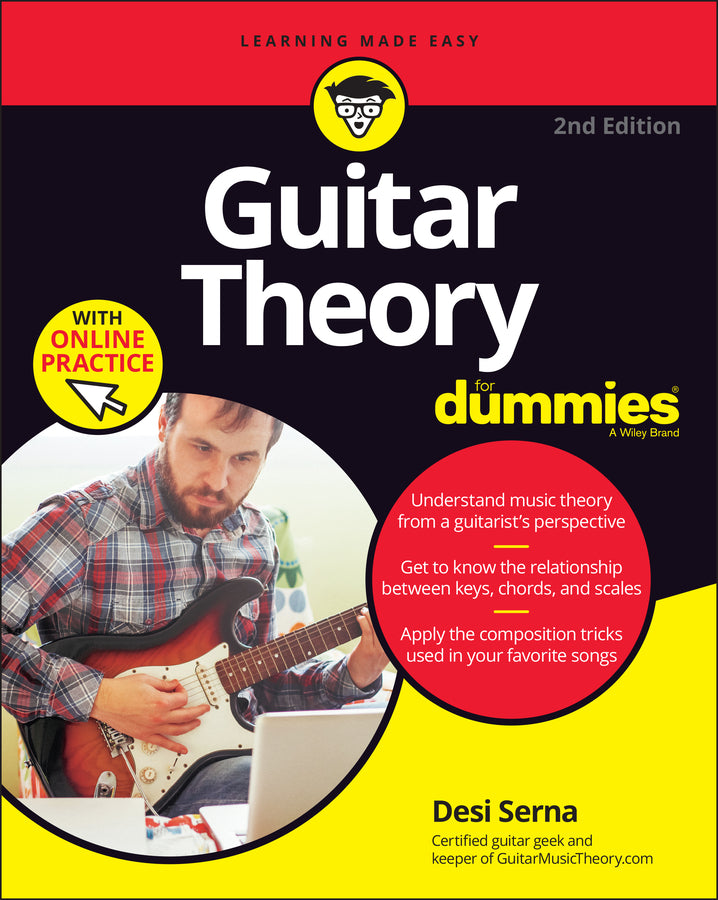 Guitar Theory For Dummies, 2nd Edition with Online Practice (Paperback / softback) 9781119842972