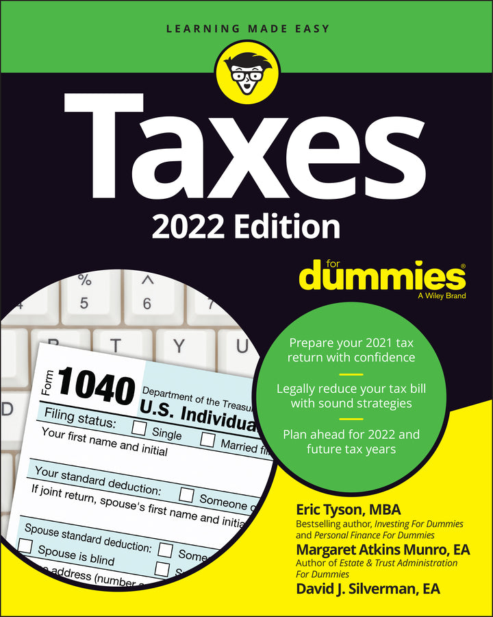Taxes For Dummies; 2022 Edition (Paperback / softback) 9781119858454