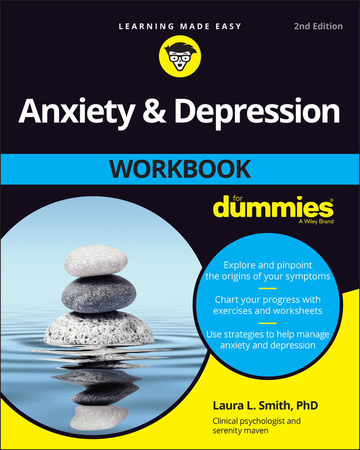 Anxiety & Depression Workbook For Dummies, 2nd Edition (Paperback / softback) 9781119867425
