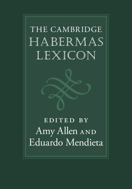 The Cambridge Habermas Lexicon (Paperback / softback) 9781316623206