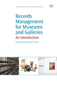 Records Management for Museums and Galleries; An Introduction (Paperback / softback) 9781843346371