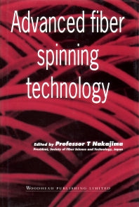 Advanced Fiber Spinning Technology (Hardback) 9781855731820