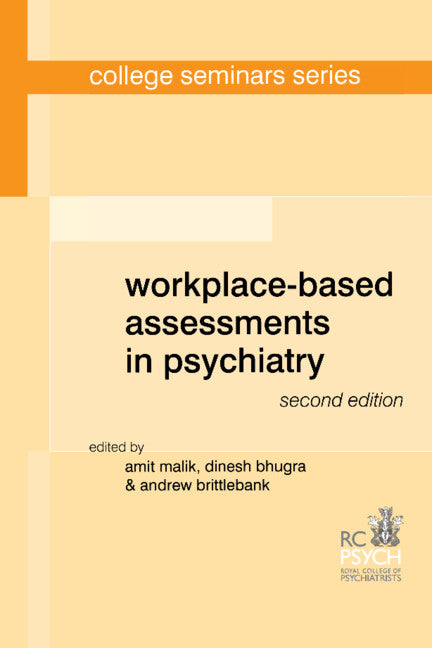 Workplace-Based Assessments in Psychiatry (Paperback / softback) 9781908020062