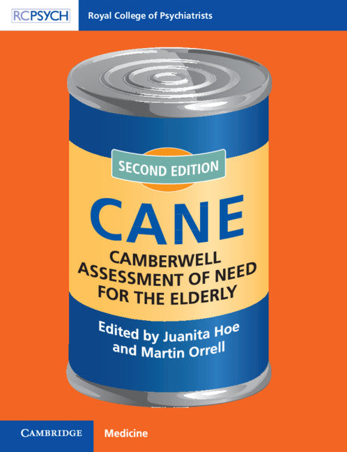 Camberwell Assessment of Need for the Elderly; CANE (Paperback / softback) 9781911623366