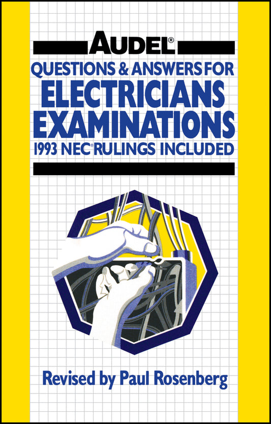 Questions and Answers for Electrician's Examinations; Includes NEC Rulings, 1993 (Paperback / softback) 9780020777625