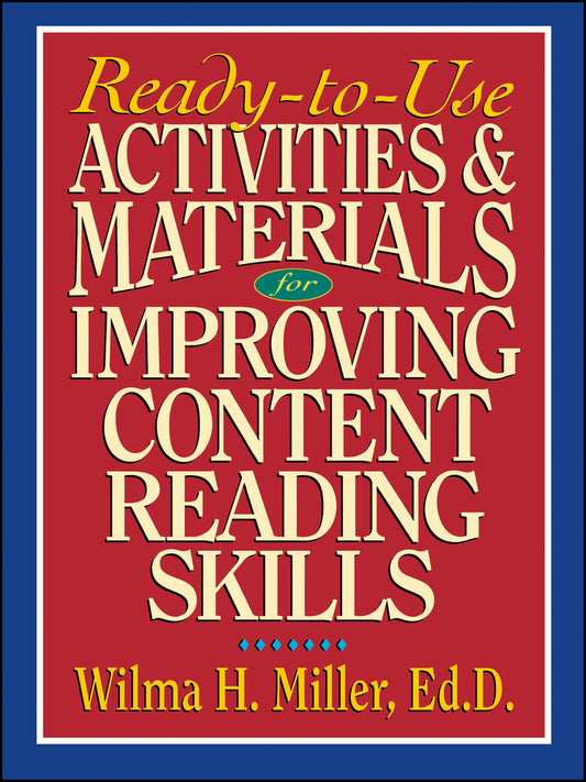 Ready-to-Use Activities & Materials for Improving Content Reading Skills (Paperback / softback) 9780130078155