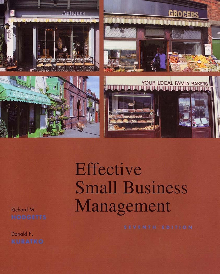 Effective Small Business Management (Paperback / softback) 9780470003435