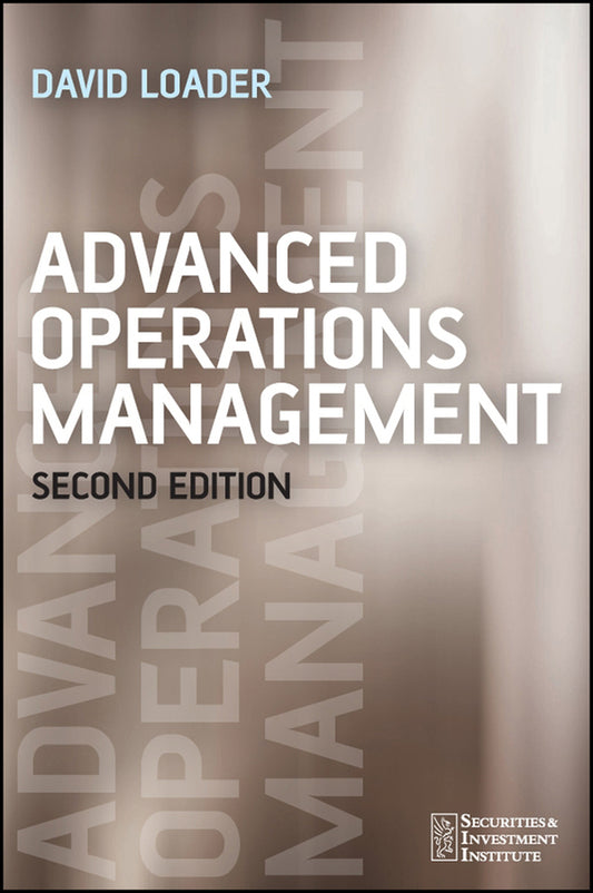 Advanced Operations Management (Paperback / softback) 9780470026540