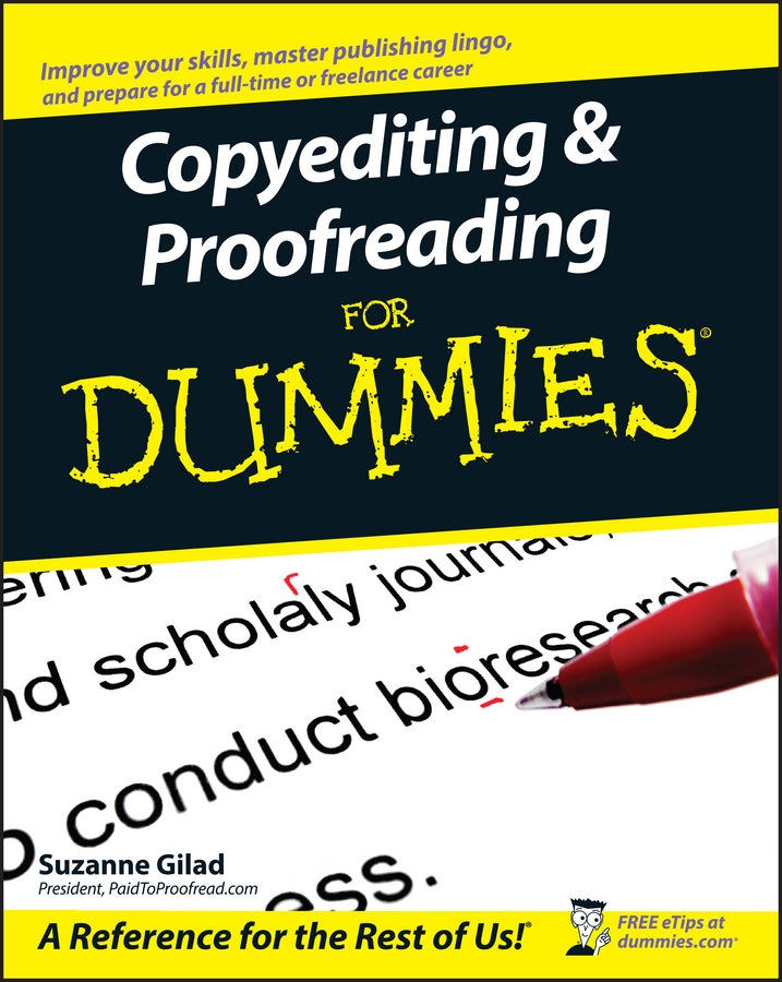 Copyediting and Proofreading For Dummies (Paperback / softback) 9780470121719