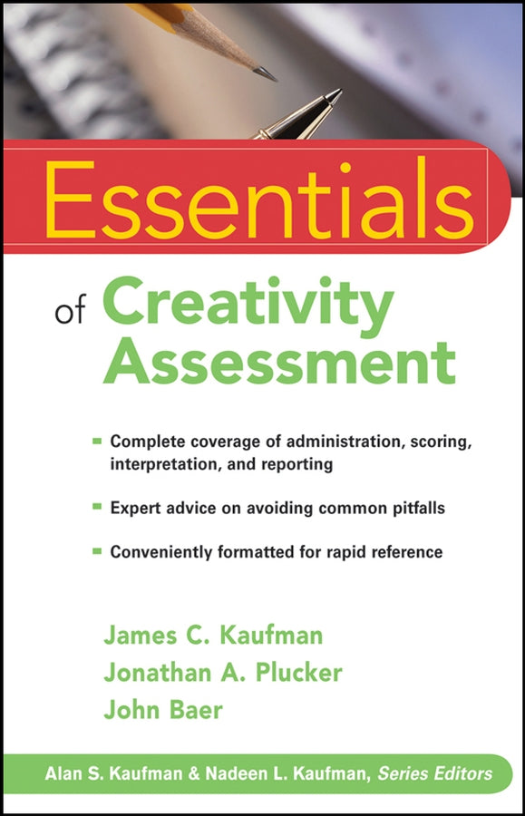 Essentials of Creativity Assessment (Paperback / softback) 9780470137420