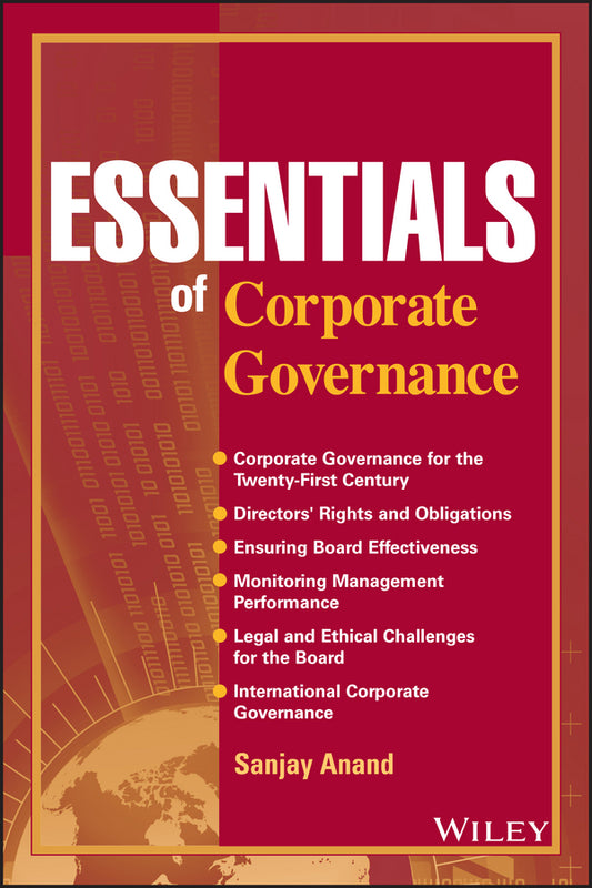 Essentials of Corporate Governance (Paperback / softback) 9780470139813