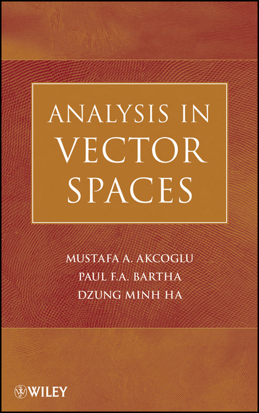 Analysis in Vector Spaces (Hardback) 9780470148242