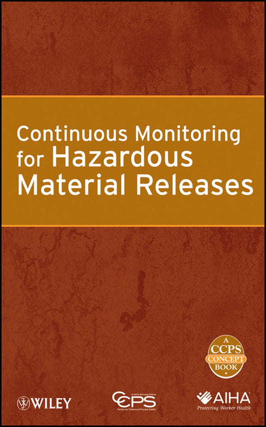 Continuous Monitoring for Hazardous Material Releases (Hardback) 9780470148907