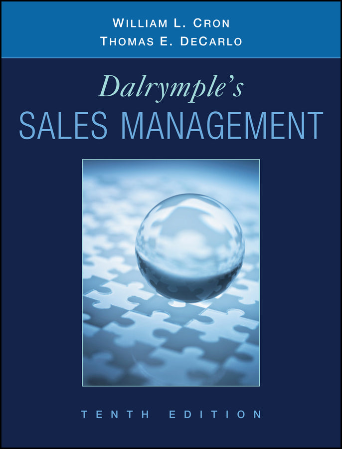 Dalrymple's Sales Management; Concepts and Cases (Hardback) 9780470169650