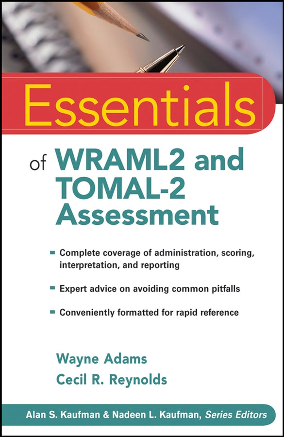 Essentials of WRAML2 and TOMAL-2 Assessment (Paperback / softback) 9780470179116
