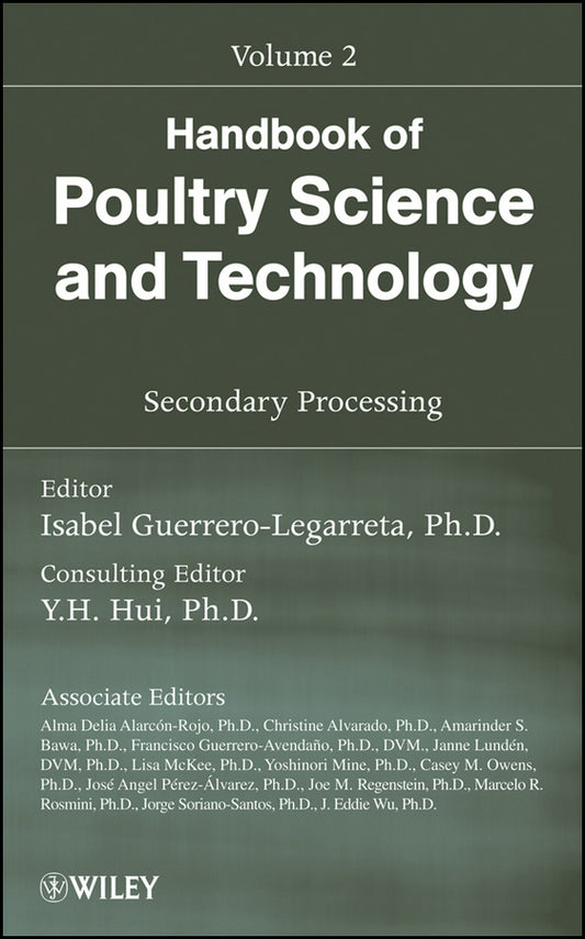 Handbook of Poultry Science and Technology, Secondary Processing (Hardback) 9780470185537