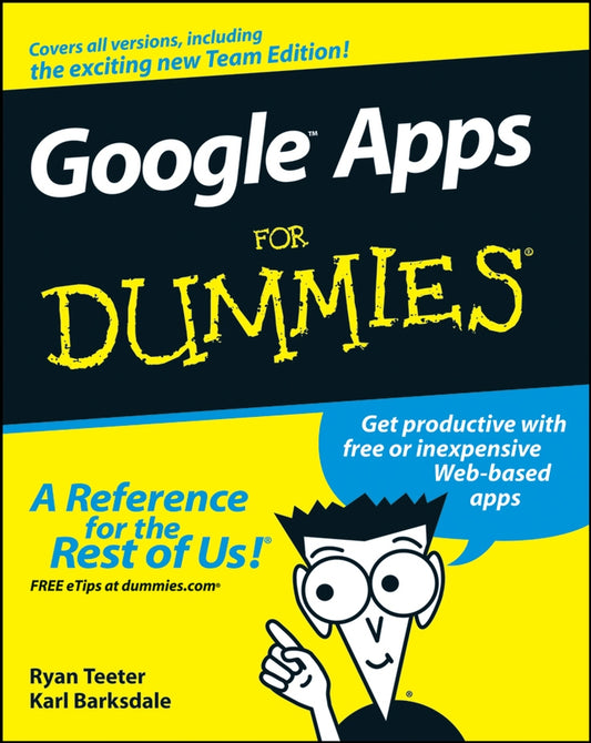 Google Apps For Dummies (Paperback / softback) 9780470189580