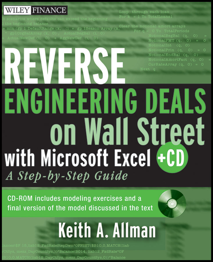 Reverse Engineering Deals on Wall Street with Microsoft Excel, + Website; A Step-by-Step Guide (Paperback / softback) 9780470242056
