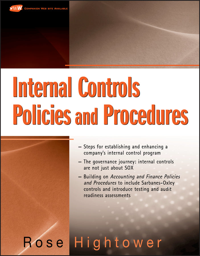 Internal Controls Policies and Procedures (Paperback / softback) 9780470287170
