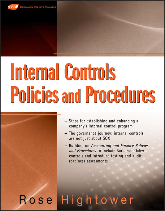 Internal Controls Policies and Procedures (Paperback / softback) 9780470287170